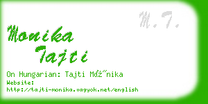 monika tajti business card